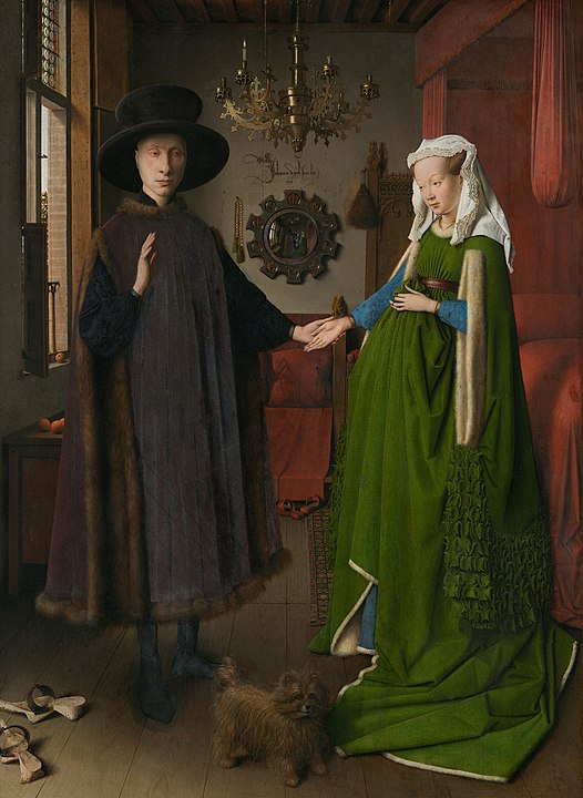 The Arnolfini Portrait by Jan Van Eyck. 1434.